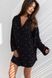 Black viscose nightgown Rolling In Love Sensis S2020207, Black