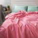 Комплект постельного белья розовый/мята из поплина, полуторный