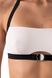 Soft swimming bra white and black SUZY Jasmine 6321/20, Біло-чорний, 70B