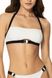 Soft swimming bra white and black SUZY Jasmine 6321/20, Біло-чорний, 70B