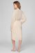 Cream viscose robe Cinderella Naviale LH561-02, cream