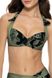 Swimming bra with molded cups green LORI Jasmine 6361/31, Green, 75D