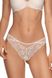 Milky lace thong panties Adelia Jasmine 2122/10, Milk, L