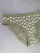 Panties from cotton grey-green with patterns 200-30 Obrana, Green, 42