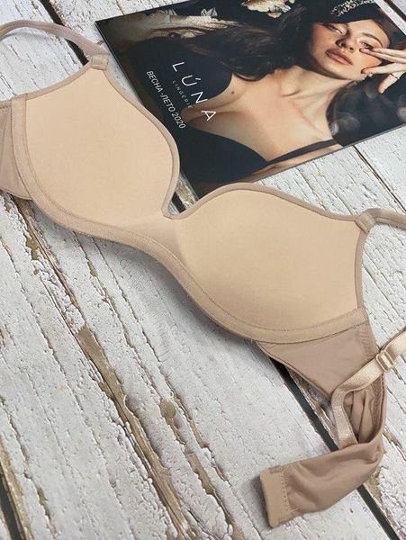 Бюстгальтер push-up з м'якою формованою чашкою бежевий Luna L1507A Azalea