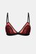 Frameless Triangle wireless soft cup bust red Kleo SO SEXY COQUETTE 2735.00.01, Red, L