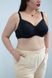 Bra with soft cup and side support black NANA 154501, Чорний, 100D