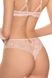 Rose powder lace thong panties Adelia Jasmine 2122/10, Рожева пудра, L