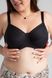 Bra with soft cup and side support black NANA 154501, Чорний, 100D