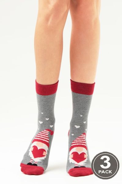 Шкарпетки жіночі бавовняні LEGS SOCKS 102 (3 пары) W52