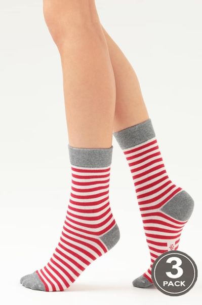 Носки женские хлопковые LEGS SOCKS 102 (3 пары) W52