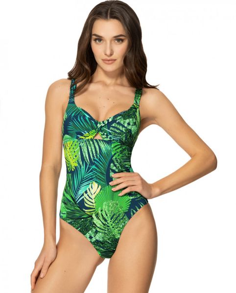 One-piece swimsuit green Gelian Jasmine 6505/12, Green, 70B