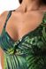 One-piece swimsuit green Gelian Jasmine 6505/12, Green, 70B