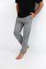 Men's cotton pajamas with trousers, black Pedro Sensis S2020225, Чорний, M