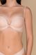 Seamless bandeau bra made of smooth microfiber with push-up beige Obrana 880-073, Beige, 70B