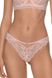 Rose powder lace Brazilian panties Lesly Jasmine 2233/10, Рожева пудра, L