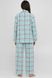 Хлопковая фланелевая пижама аква DREAMS Naviale LS.04.001, Аква, L