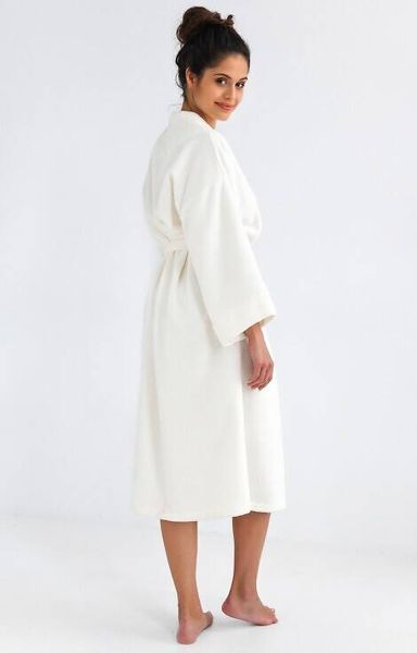 Bathrobe made of bamboo terry fabric cream Eva Sensis S2020230, Кремовий, S-M