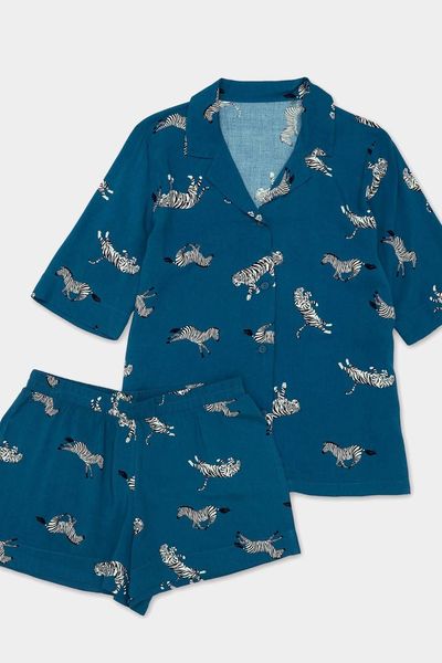 Пижама из мягкой вискозы с шортиками мятно-зеленая AIRY HENDERSON 41305