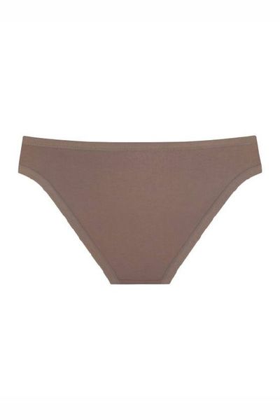 Cotton slip panties milk chocolate plain 200-30 Obrana, Молочний шоколад, 42