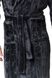 Мужской халат с поясом серый Mungo Henderson 39391, Синий, L