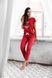 Хлопковая пижама красная Sensis Nectar Love S202066, Красный, S