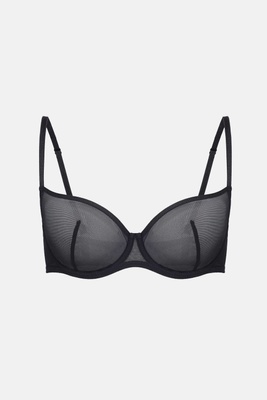 Seductive bra with soft cups on frames black CHICAGO Naviale LU024-01, Black, 75B