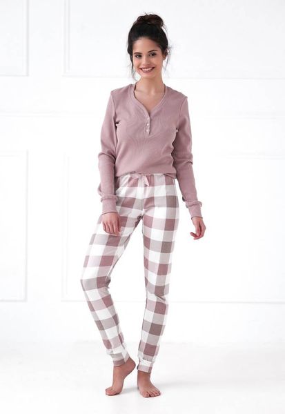 Пижама из хлопка пудрово-розовая Sammie Sensis S2020184