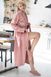 Elongated fleece bathrobe berry syrup Naviale from the line
Waves LH562-01, Светло-вишневый, L