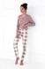 Пижама из хлопка пудрово-розовая Sammie Sensis S2020184, пудра, S