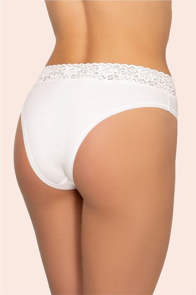 Cotton panties - mid-rise briefs white/black (2 pcs.) Kleo 167 C, COLOR MIX, L