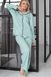 Женская пижама хлопковая сладкий ментол GARDEN QUEEN'S Naviale LH525-04, Мятный, L