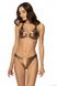 Swimming bra with molded cups bronze IDEN Jasmine 6344/21, Бронзовий, L