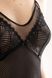 Black translucent lace nightgown Carolina Jasmine 8112/32, Black
