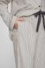 Жіноча бавовняна піжама сіра смужка Naviale BLISS LH543-02, серый, L