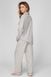 Женская хлопковая пижама серая полоска Naviale BLISS LH543-02, серый, L