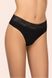 Comfortable women's panties - thongs with a high fit white/black (2 pcs.) 151С Kleo, COLOR MIX, 3XL