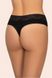 Comfortable women's panties - thongs with a high fit white/black (2 pcs.) 151С Kleo, COLOR MIX, 3XL