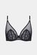 Elegant bra with soft cups on frames black Primavera Kleo 3420, Black, 75C