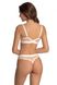 Thong panties made of milky lace and cotton Amira Jasmine 3106/25, Milk, L