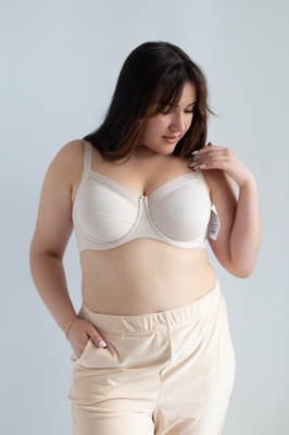 Bra with soft cup and side support peony NANA 154500, Pion