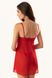 Ночная полупрозрачная сорочка из кружева красная Angelina Jasmine 8123/32, Красный, M