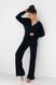 Пижама из вискозы Navy Blue темно-синяя Sensis, Темно-синий, S-M
