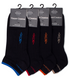 Шкарпетки чоловічі короткі чорні Vincent Creation 2082 (4 пари), black, 43-46