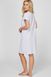 Women's cotton nightgown for comfortable sleep, lavender PRETTY DOTS 2 Kleo 3488, lavender, L