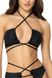 Soft swim bra black ALSY Jasmine 6328/22, Чорний, L