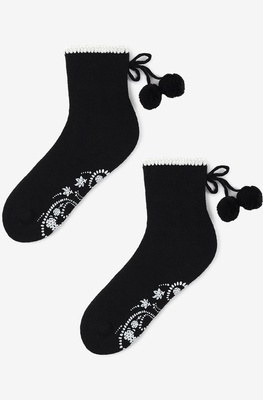 Шкарпетки жіночі теплі чорні ANGORA ABS TERRY MISS MARILYN X41