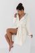 Amelia Sensis milk robe, Milk, L-XL
