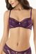 Bra soft cup dark violet MEGY Jasmine 1422/32, Темно-фиолетовый, 70B
