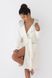 Amelia Sensis milk robe, Milk, L-XL